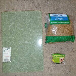 Floral Tape, Foam + Moss